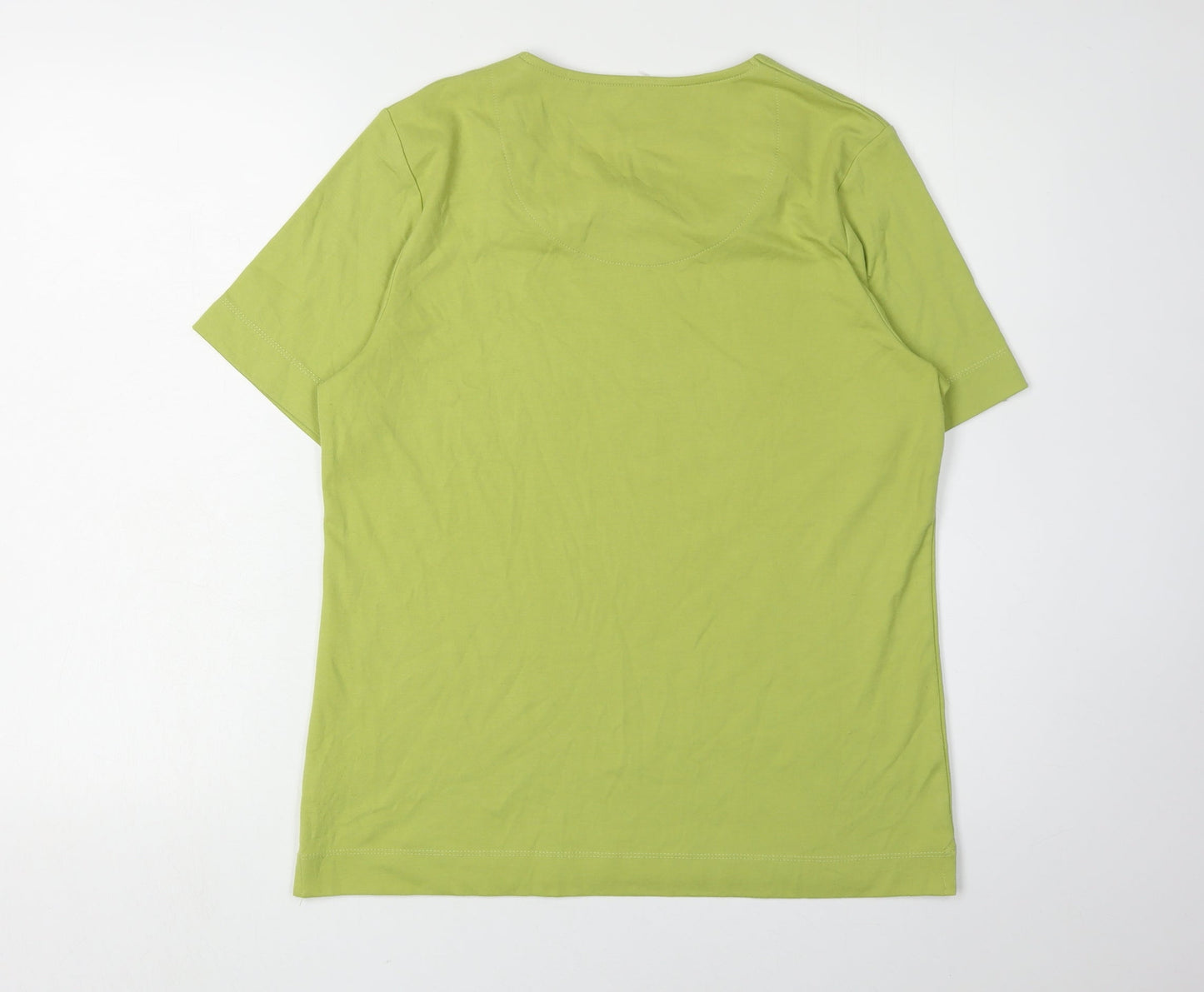 TIGI Women's Green Short Sleeve T-Shirt UK 14/16