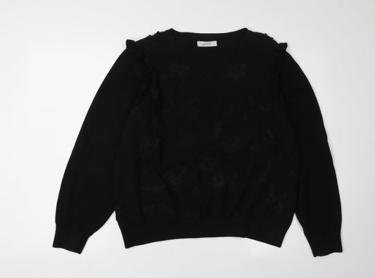 Marks and Spencer Women's Black Jumper Size 20