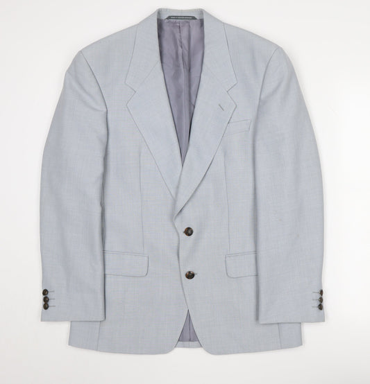 DESCH Men's Grey Blazer 48R Jacket for Business