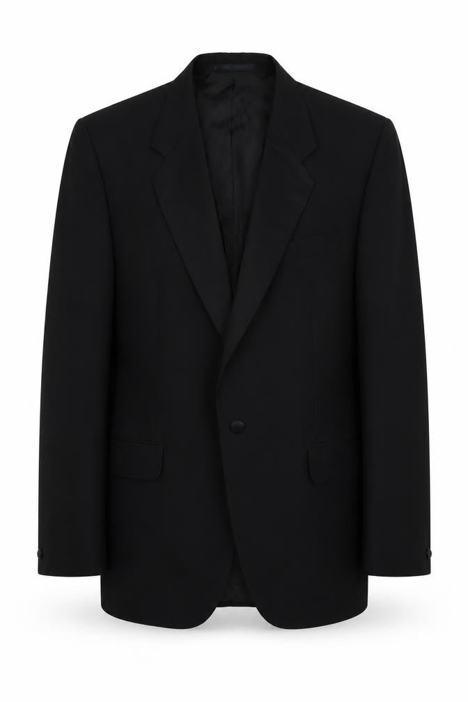 BOSS Turo Men's Black Tuxedo Blazer, Size 40, Vintage