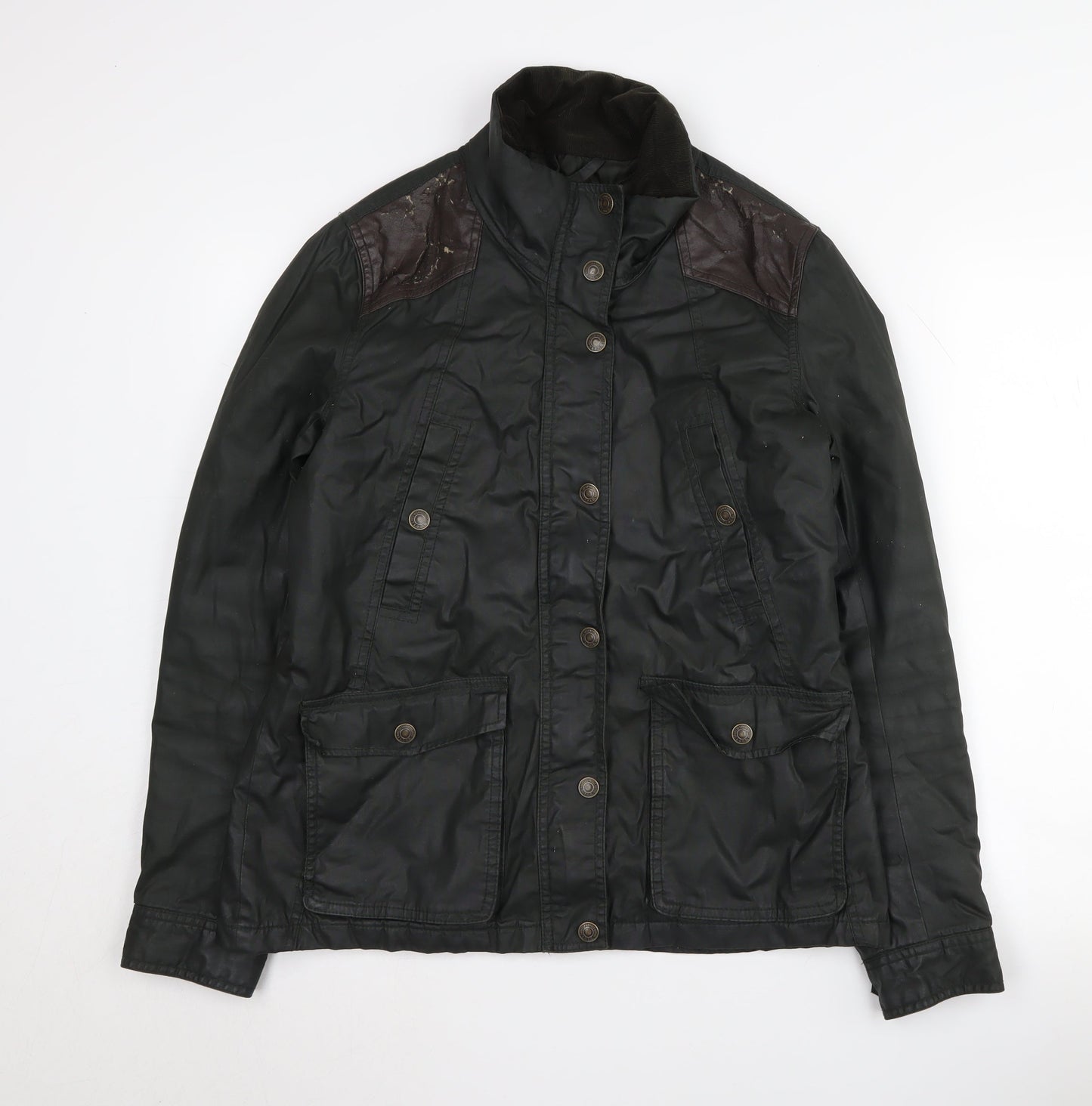 H&M Women's Black Military Jacket Size 10