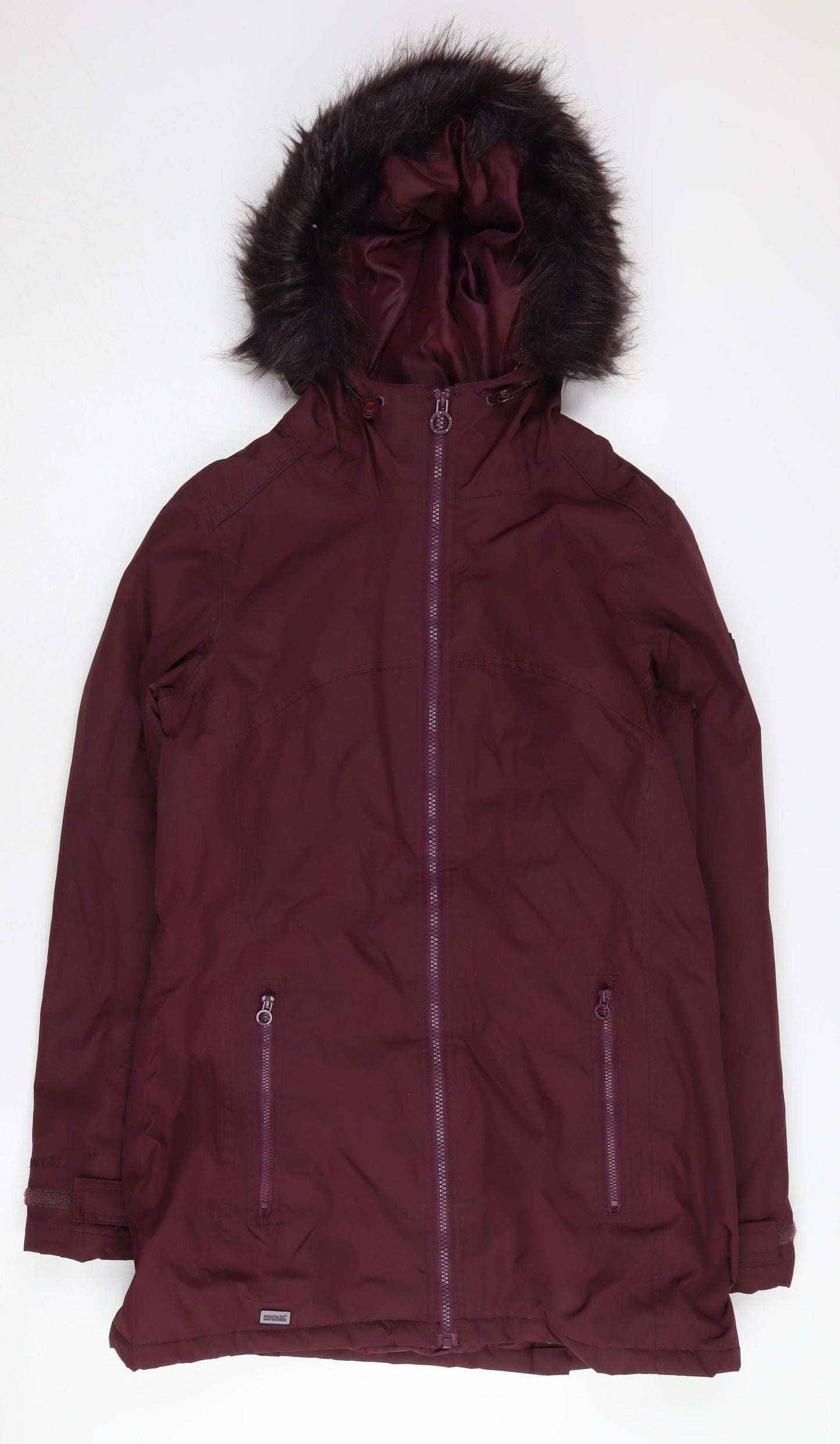 Regatta Women's Purple Parka Jacket Size 10