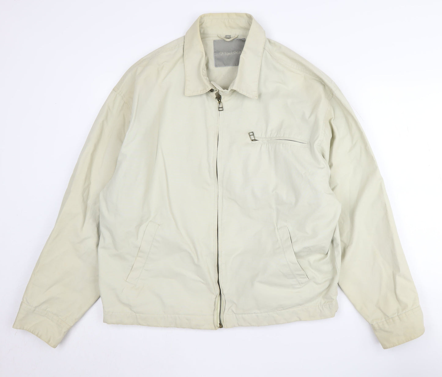 Hawkshead Men's Beige Basic Jacket M Full Zip