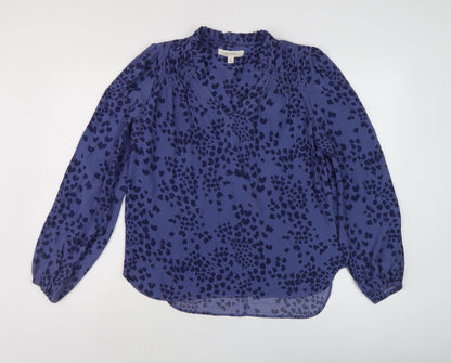 Marks & Spencer Women's Blue Long Sleeve Blouse