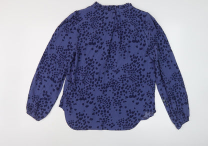 Marks & Spencer Women's Blue Long Sleeve Blouse