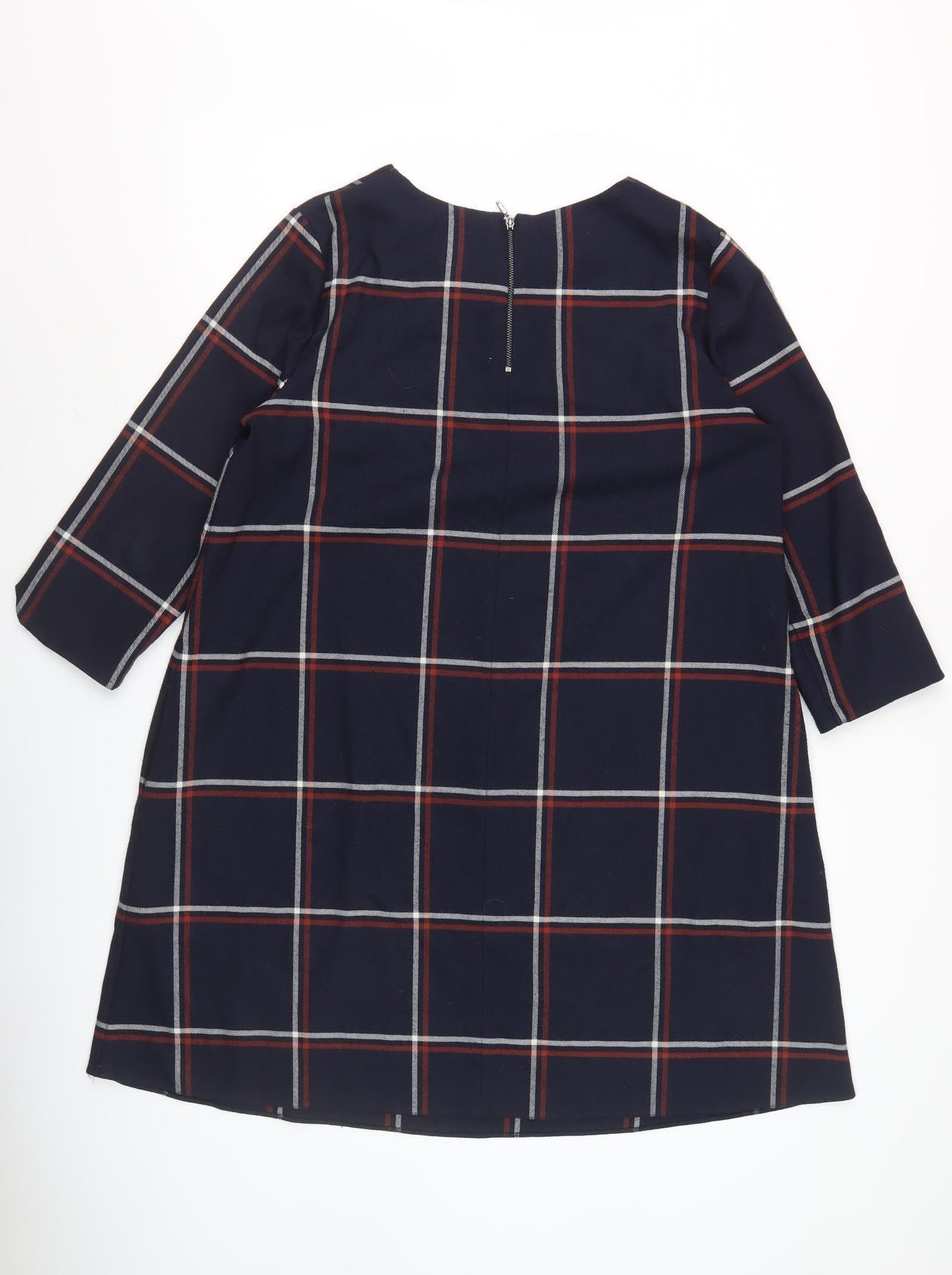 Phase Eight Women's Multicoloured Plaid Shift Dress, Size 12