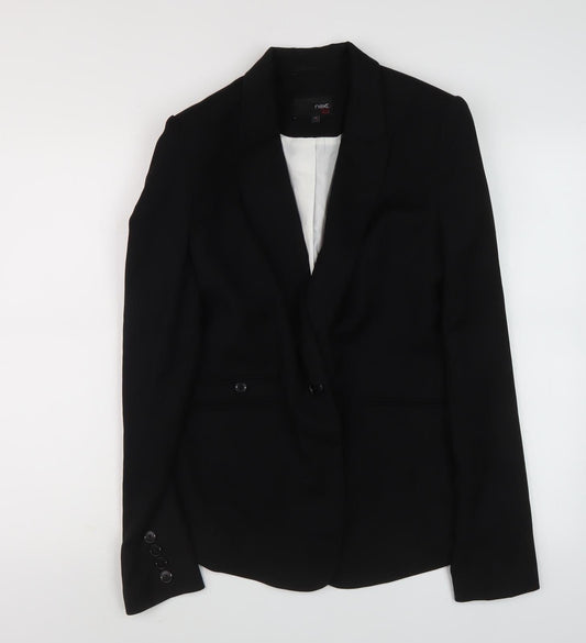 Next Womens Black Tall Blazer Size 12