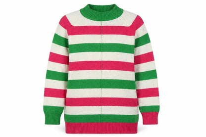Next Women's Multicoloured Striped Pullover Jumper Size 12