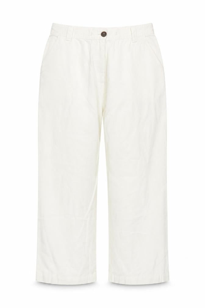 TIGI Women's Ivory Trousers with Pockets, Size 18