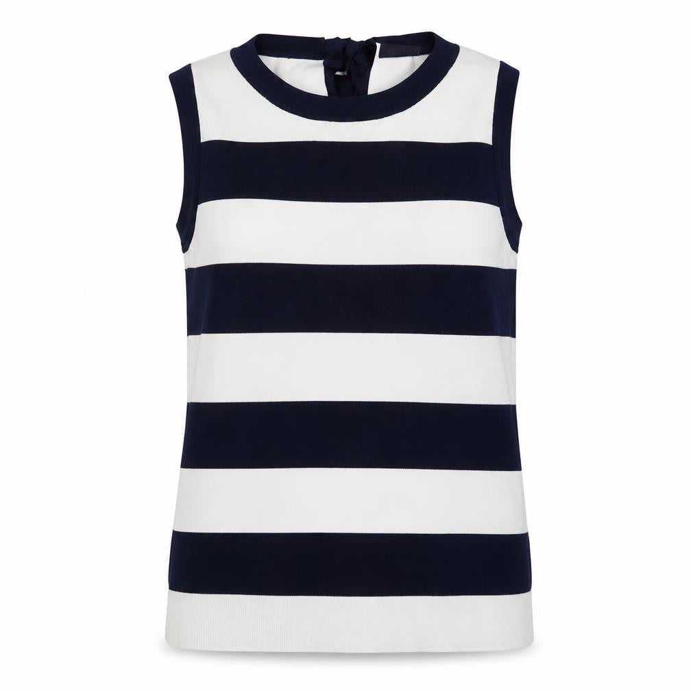 Marks & Spencer Women's Navy Striped Poncho M