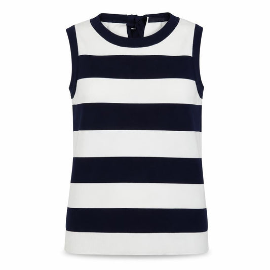Marks & Spencer Women's Navy Striped Poncho M