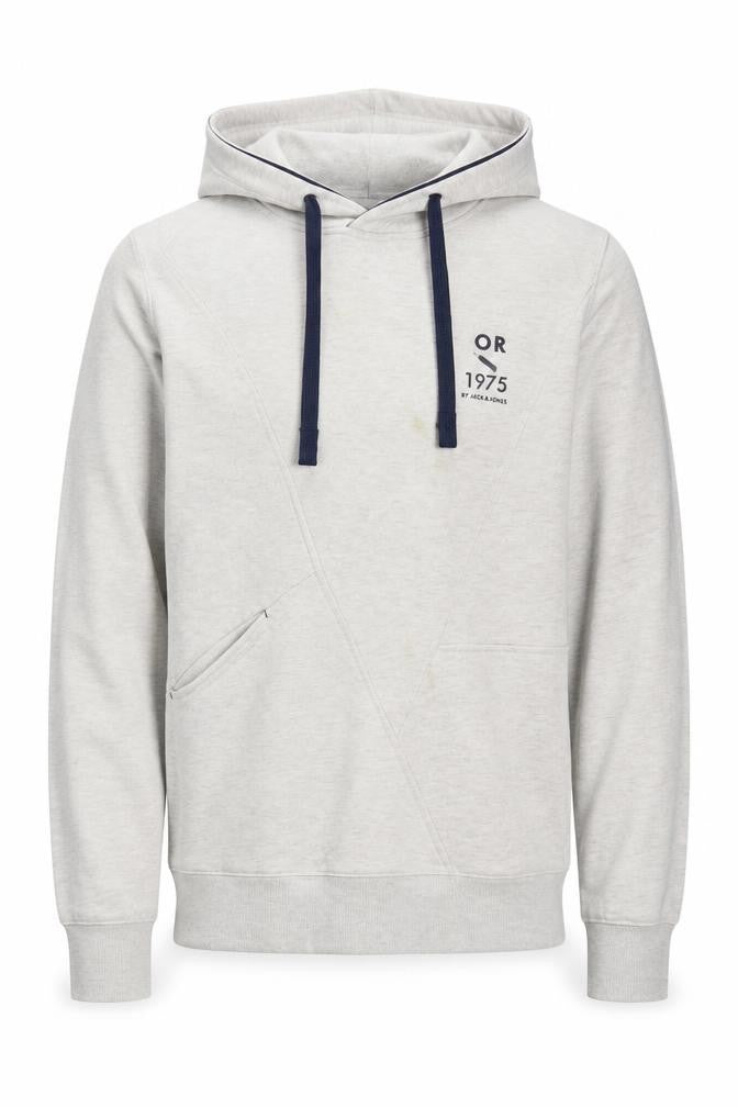 Jack & Jones Men's Grey XL Pullover Hoodie