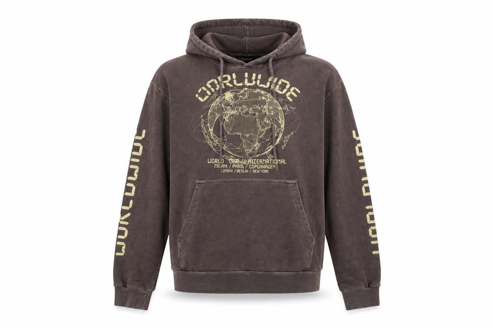 PRETTYLITTLETHING Women’s Brown Pullover Hoodie, Size S