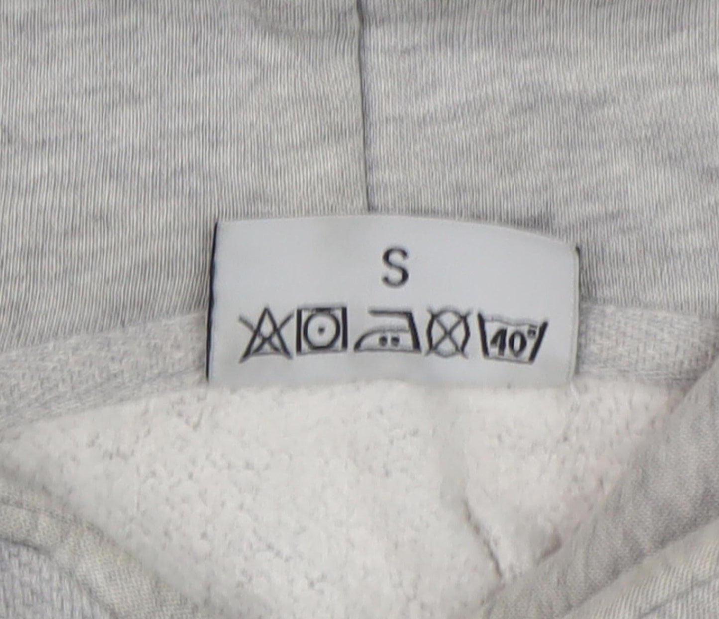 ATU Men's Grey Fleece Pullover Hoodie S