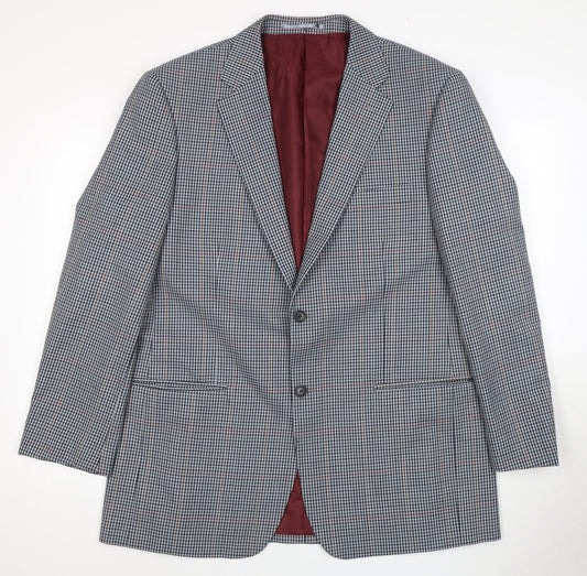 Skopes Men's Multicoloured Check Suit Jacket 46R