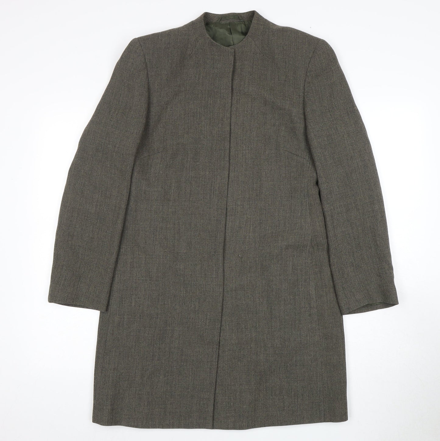 Next Women's Grey Overcoat, Size 12 - Elegant Business Attire
