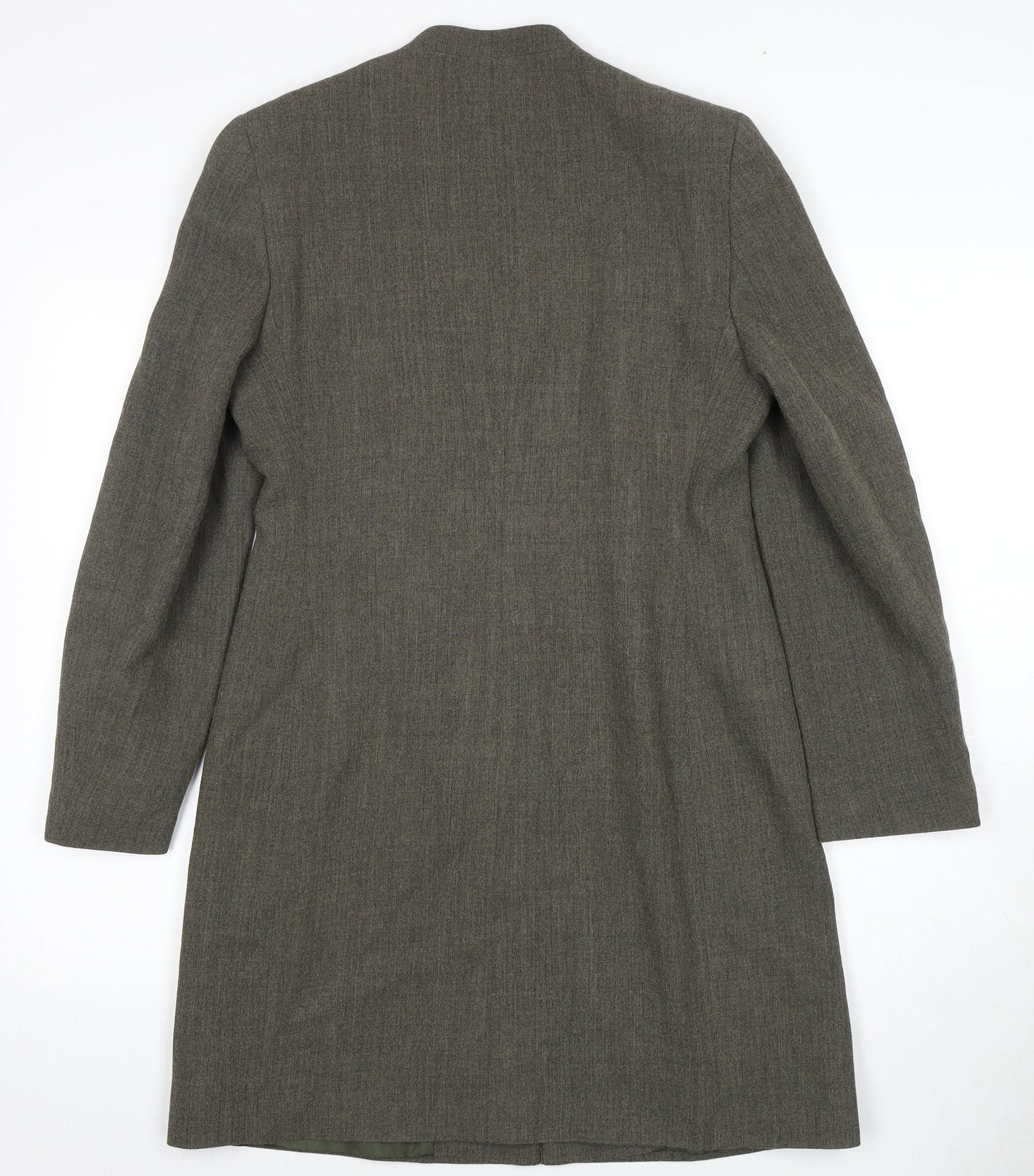 Next Women's Grey Overcoat, Size 12 - Elegant Business Attire