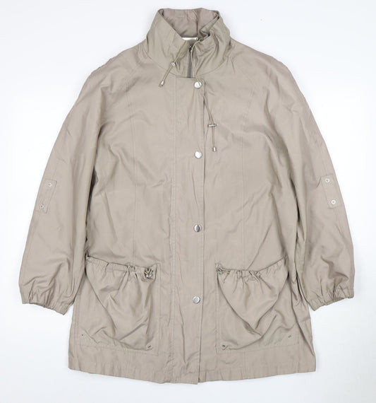 Windsmoor Women's Beige Parka Jacket S Casual