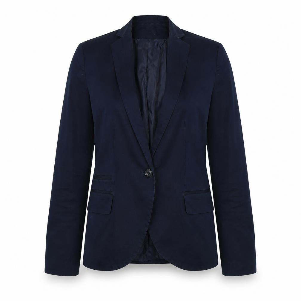 Zara Basic Women's Blue Blazer Size 8 Regular Fit