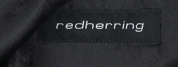 Red Herring Men's Grey Regular Fit Blazer, Size 40R, Elegant Style