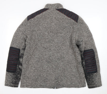 Almgwand Womens Grey Wool Blend Jacket, Size 36