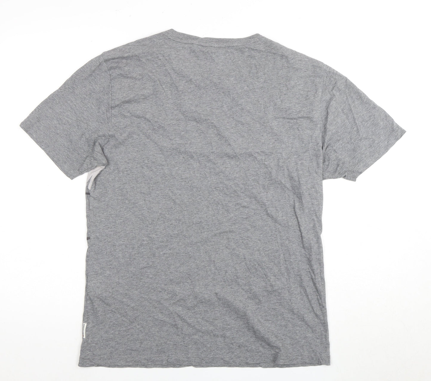 Ben Sherman Men's Grey Graphic T-shirt Size Medium