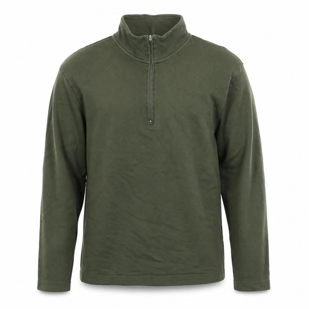 Selected Homme Men's Green 1/4 Zip Sweatshirt M