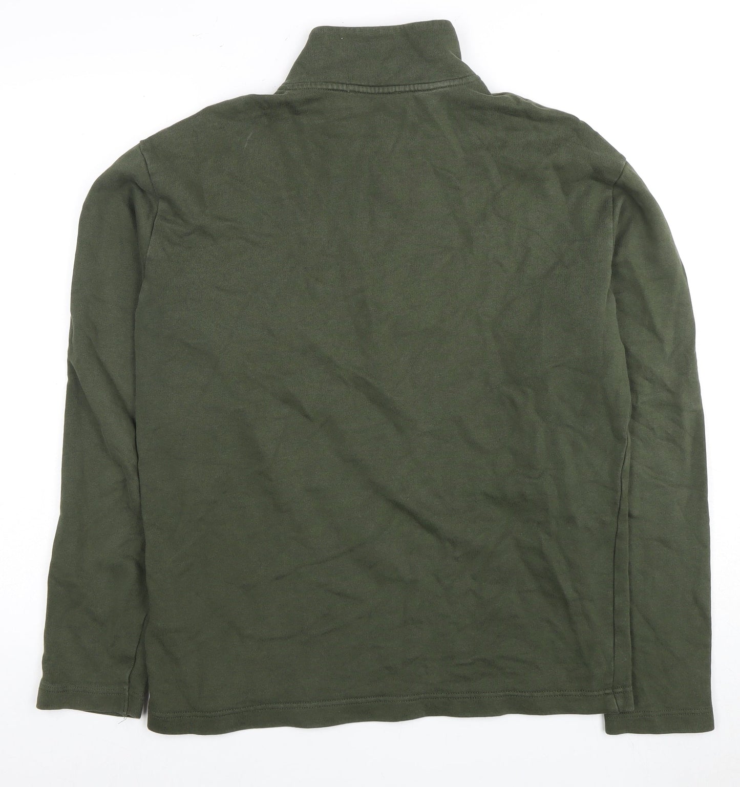 Selected Homme Men's Green 1/4 Zip Sweatshirt M