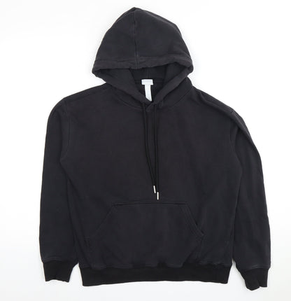 H&M Womens XS Black Pullover Hoodie