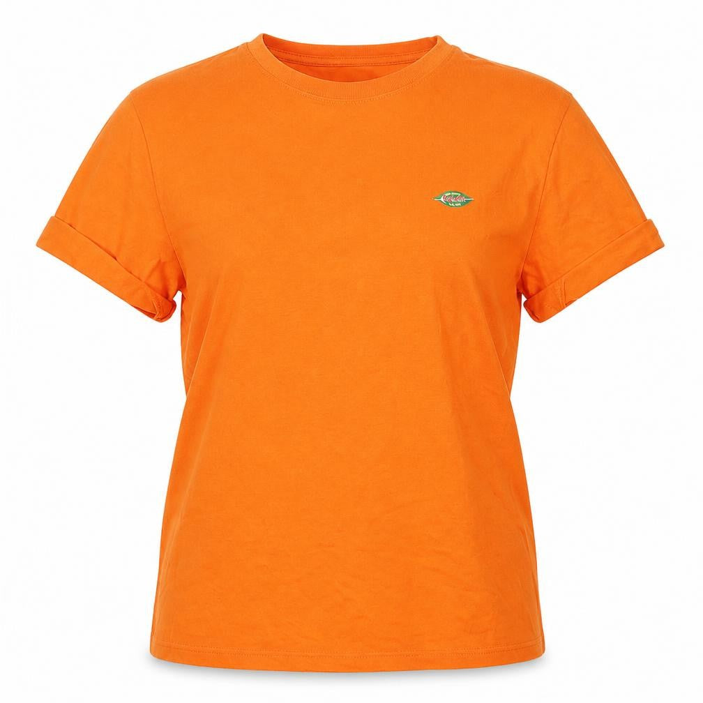 Element Women's Orange Crew Neck T-Shirt Size 14
