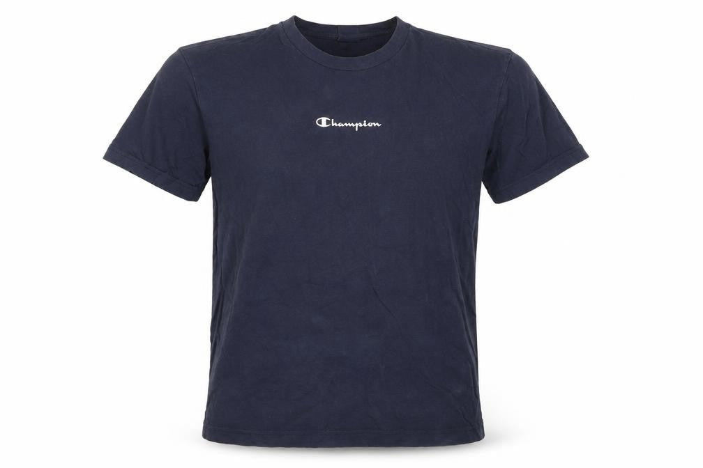Champion Men's Black Medium T-Shirt with Logo