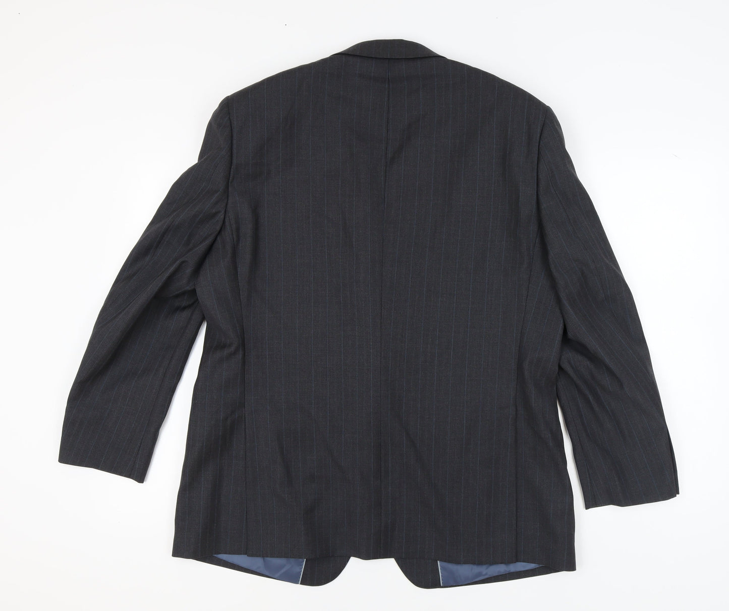 Greenwoods Elite Men's Grey Striped Blazer 44 S