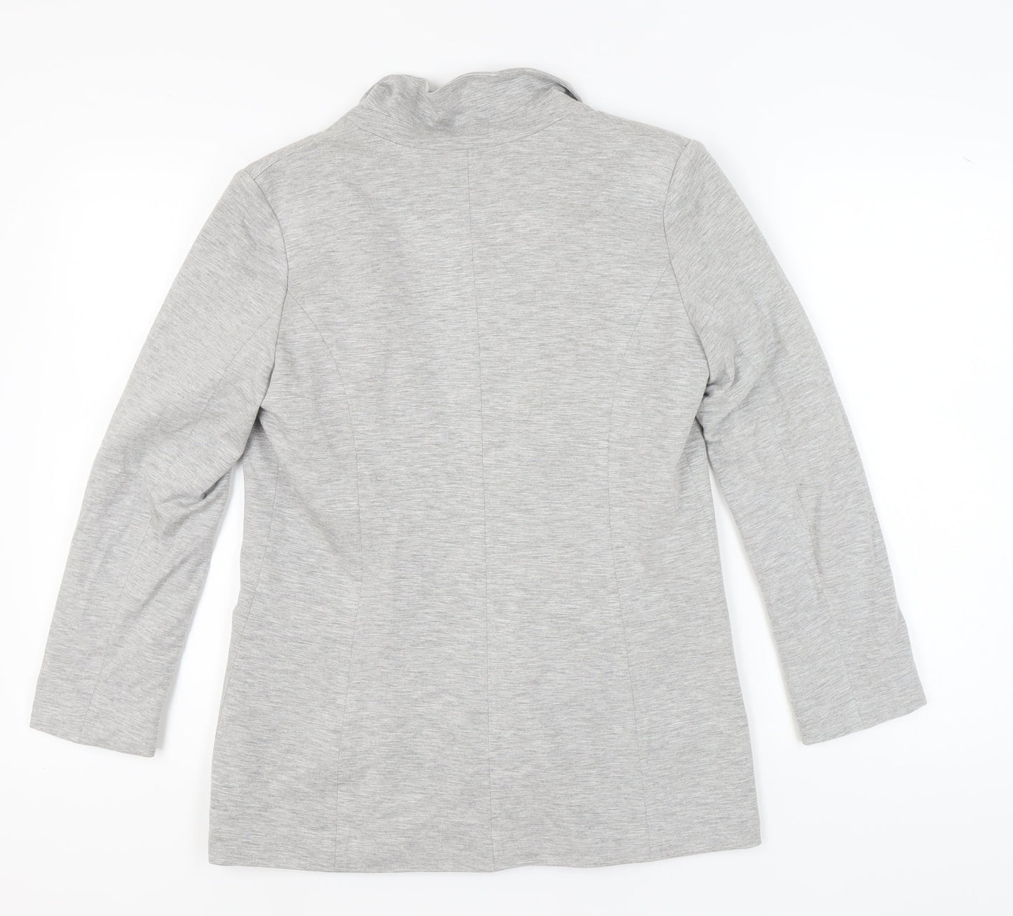 Oasis Women’s Grey Blazer Size 10 With Notch Lapel