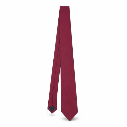 Massimo Dutti Men's Red Silk Slim Tie - New