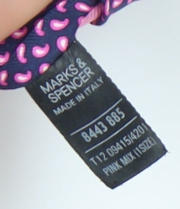 Marks & Spencer Men's Purple Paisley Tie One Size