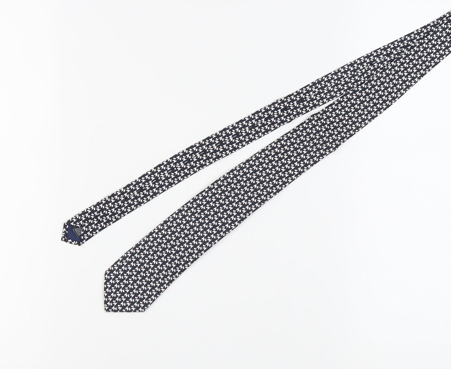 Marks and Spencer Men's Navy Silk Slim Tie