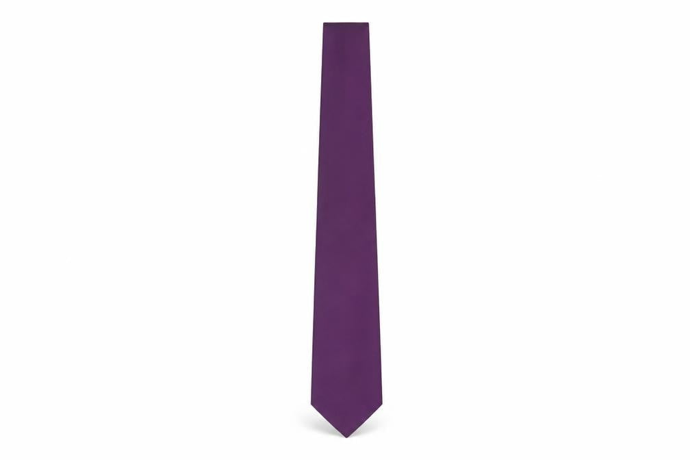 Moss Esq. Men's Purple Silk Tie