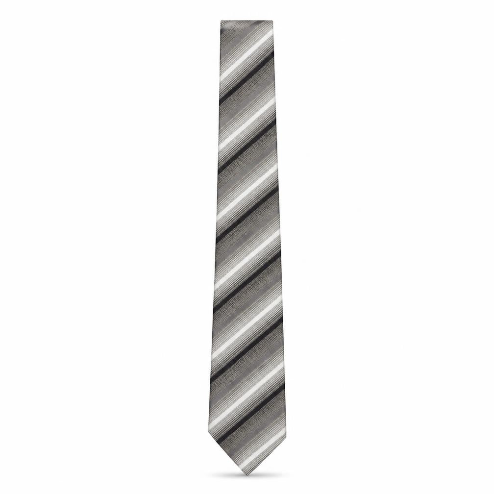 Marks & Spencer Grey Striped Silk Men's Tie