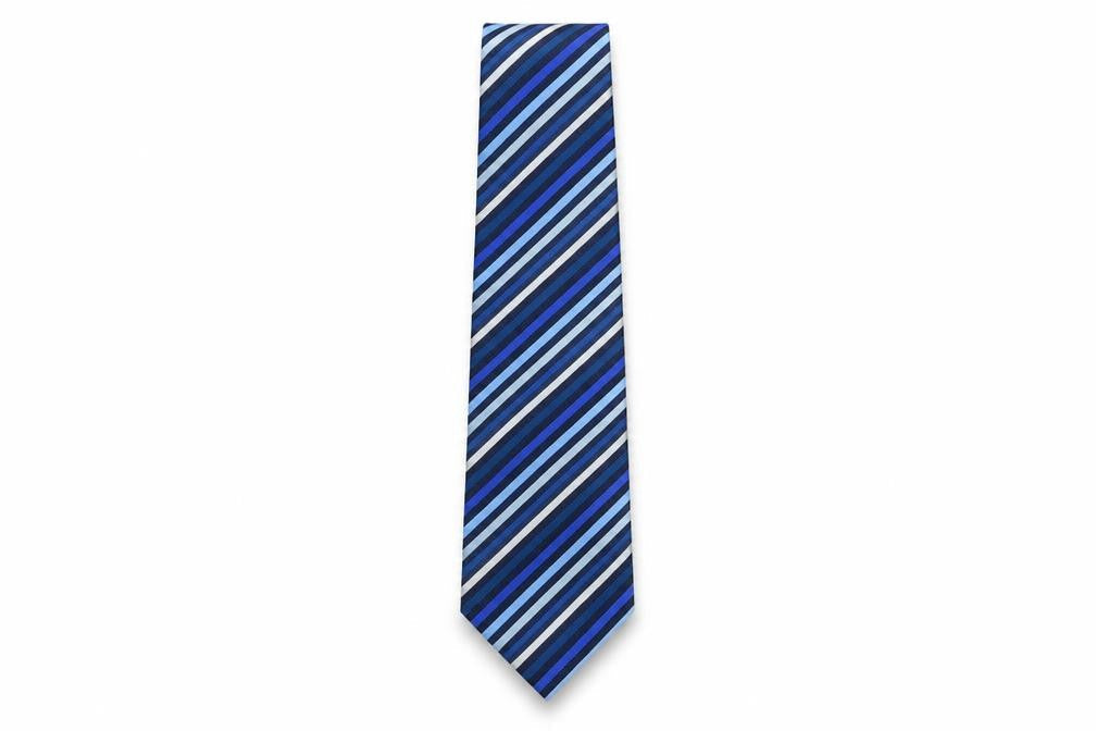 Cedarwood State Men's Blue Striped Tie One Size
