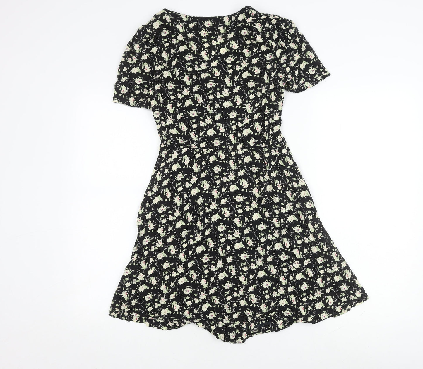 Louche Women's Black Floral XS Shirt Dress