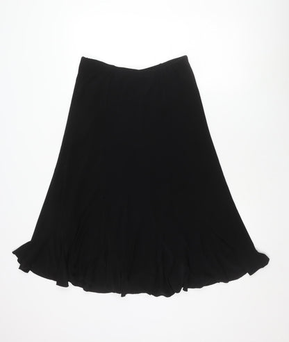 Saloos Women's Black Skirt, Size M, Polyester Blend