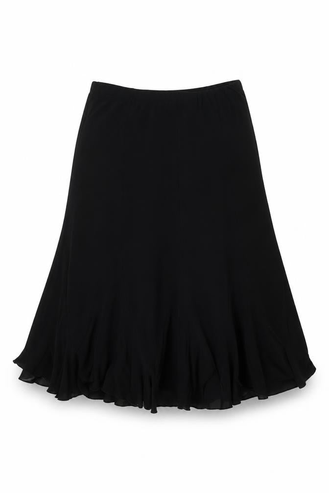 Saloos Women's Black Skirt, Size M, Polyester Blend