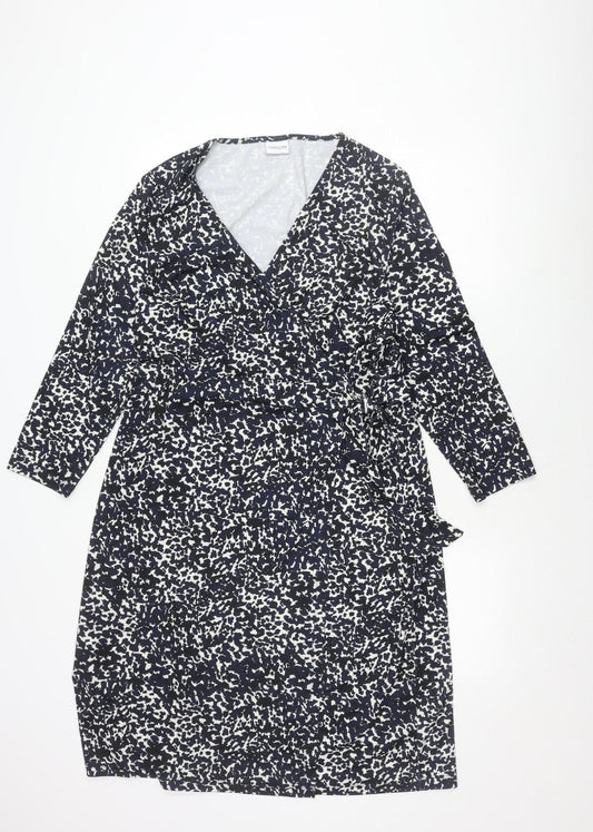 Together Women’s Multicoloured V-Neck Dress 16