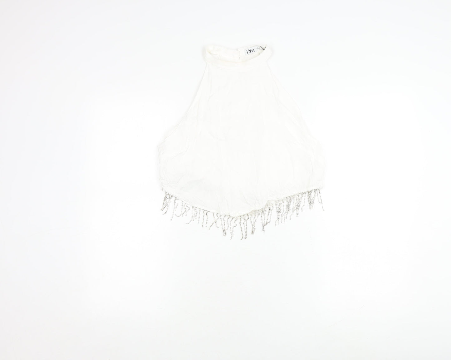 Zara Women's White Camisole Blouse S