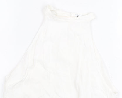 Zara Women's White Camisole Blouse S