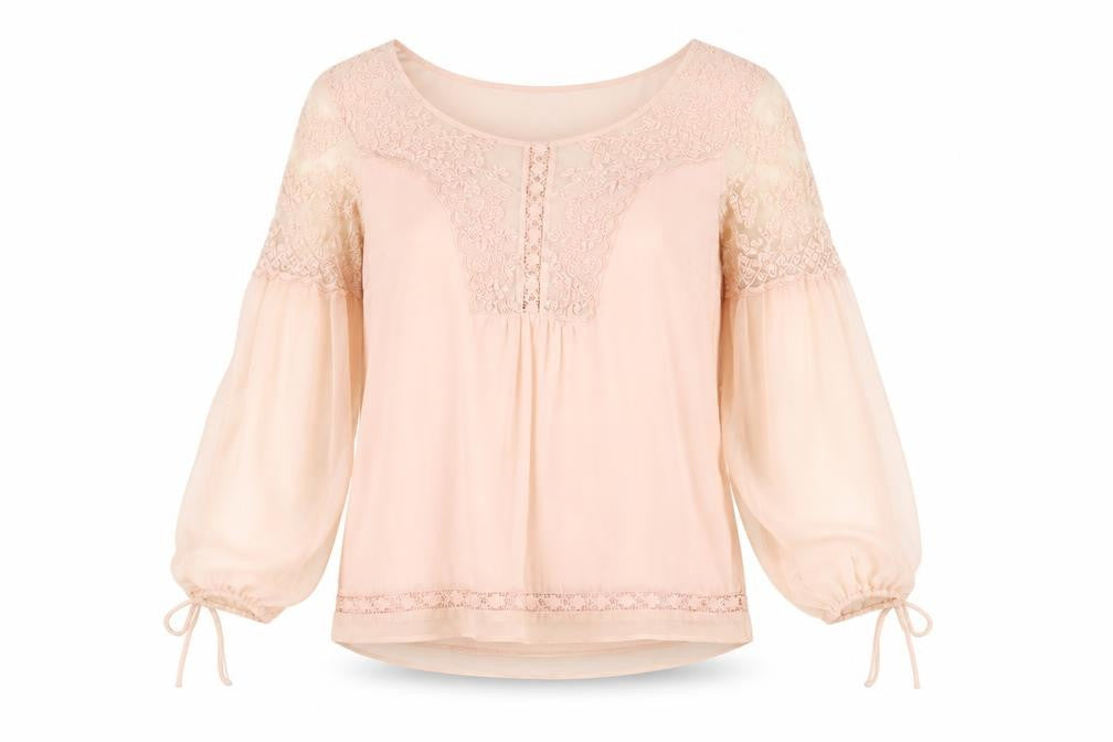 Vero Moda Women's Pink Blouse, M, Long Sleeve
