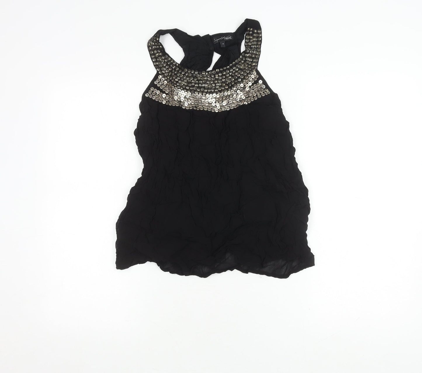 Next Women's Black Camisole Top Size 16