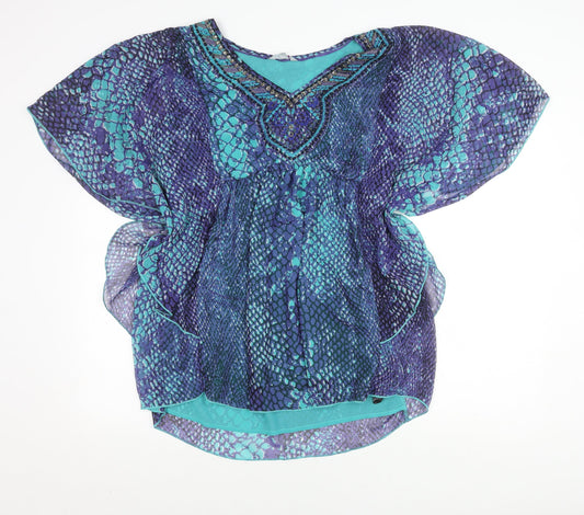 Marks and Spencer Women's Multicoloured Blouse, Size 14