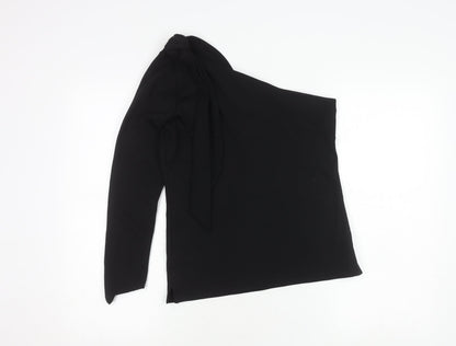 Marks & Spencer Women Black One Shoulder Top