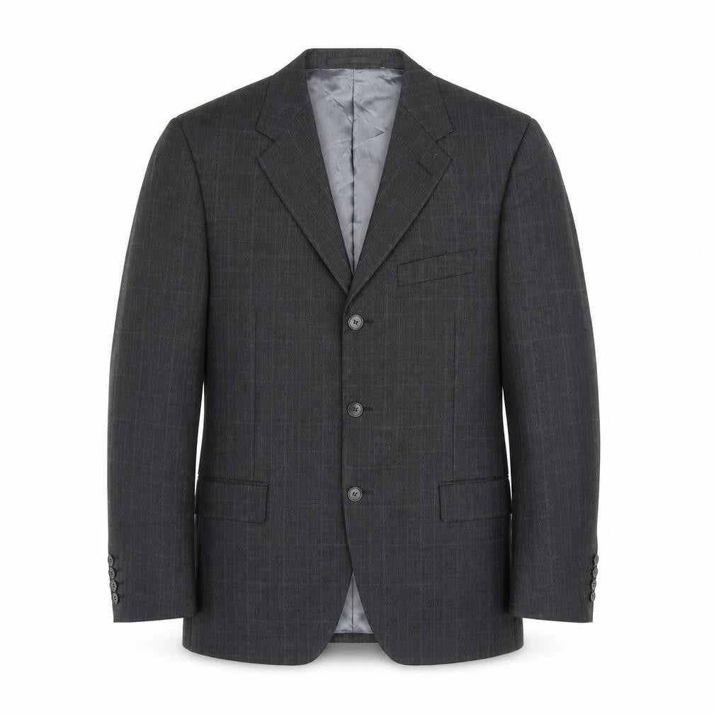 Marks & Spencer Men's Grey Check Blazer 40S
